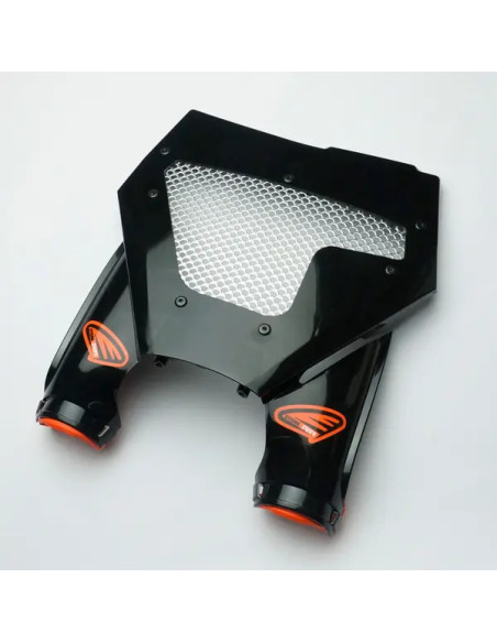 Plaque avant Noir Cycra Stadium Vented KTM 2023-2026