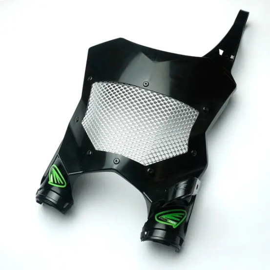 Plaque avant Noir Cycra Stadium Vented Kawasaki KX-F