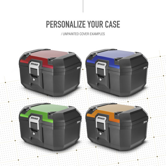 Couvercle à peindre Top Case SHAD TR46