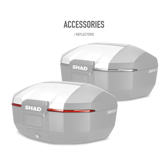 Top Case SHAD SH51 Aluminium