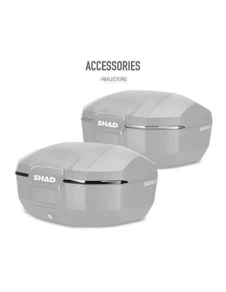 Top Case SHAD SH51 Carbone