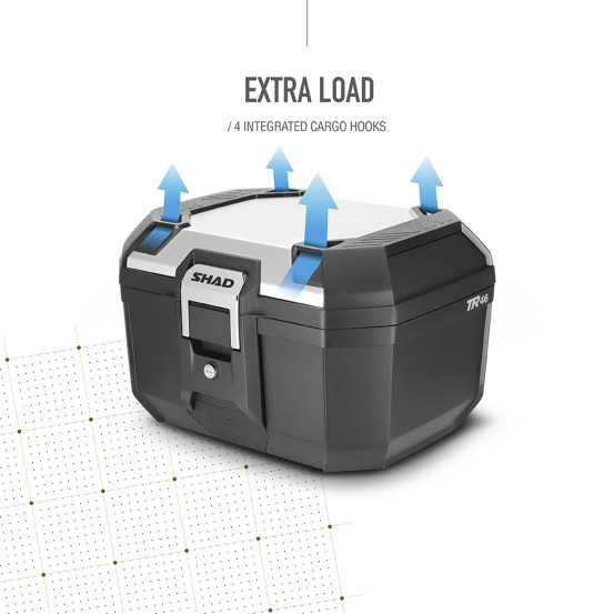Top Case SHAD TR46 Terra Aluminium