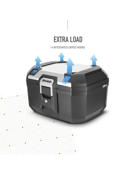 Top Case SHAD TR46 Terra Aluminium