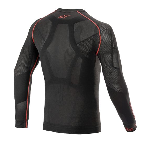 Maillot technique Alpinestars Ride Tech V2 Été manches longues - Noir Rouge