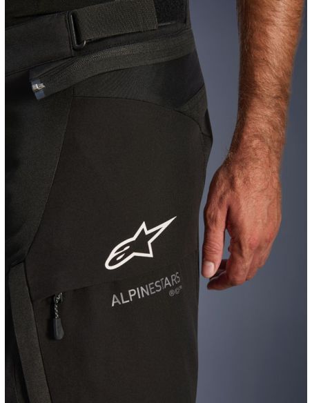 Pantalon Alpinestars Andes V4 Drystar jambes courtes - Noir