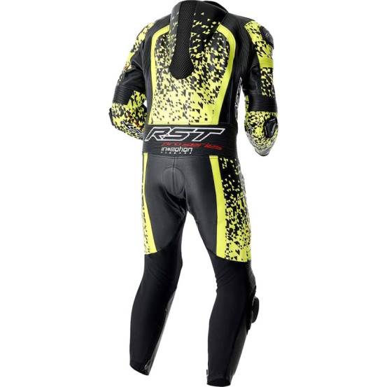 Combinaison moto cuir RST Pro Series D3O Airbag - Noir Jaune