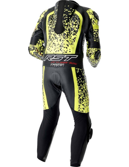 Combinaison moto cuir RST Pro Series D3O Airbag - Noir Jaune