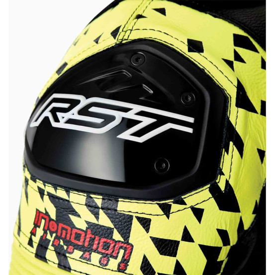 Combinaison moto cuir RST Pro Series D3O Airbag - Noir Jaune