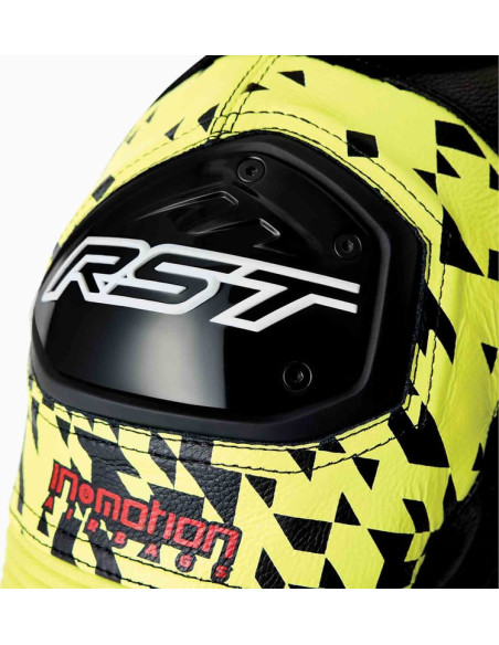 Combinaison moto cuir RST Pro Series D3O Airbag - Noir Jaune