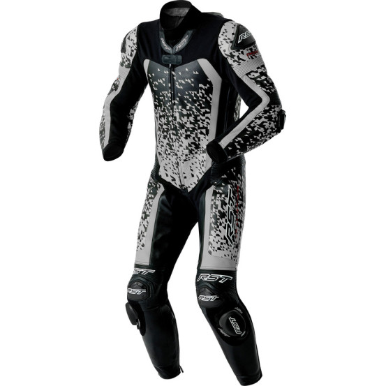 Combinaison moto cuir RST Pro Series D3O Airbag - Noir Argent