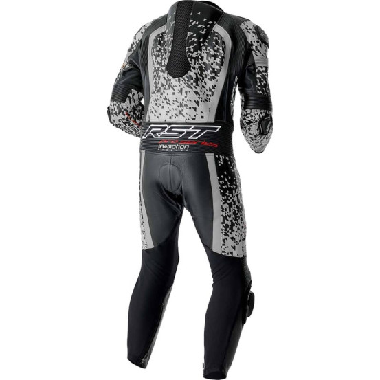 Combinaison moto cuir RST Pro Series D3O Airbag - Noir Argent