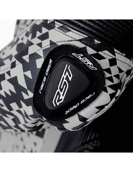 Combinaison moto cuir RST Pro Series D3O Airbag - Noir Argent