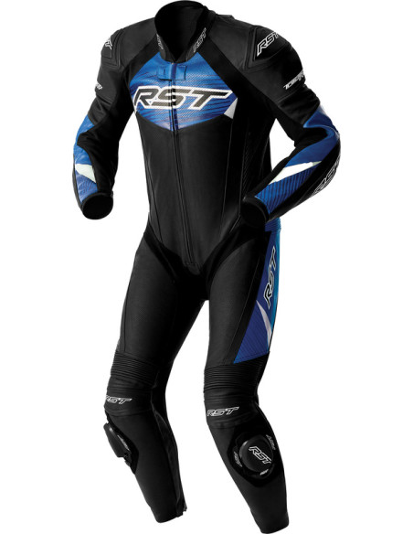 Combinaison moto cuir RST TracTech Evo D3O - Noir Bleu