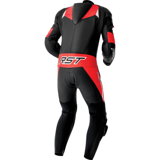 Combinaison moto cuir RST TracTech Evo D3O - Noir Rouge