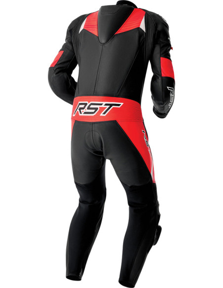 Combinaison moto cuir RST TracTech Evo D3O - Noir Rouge