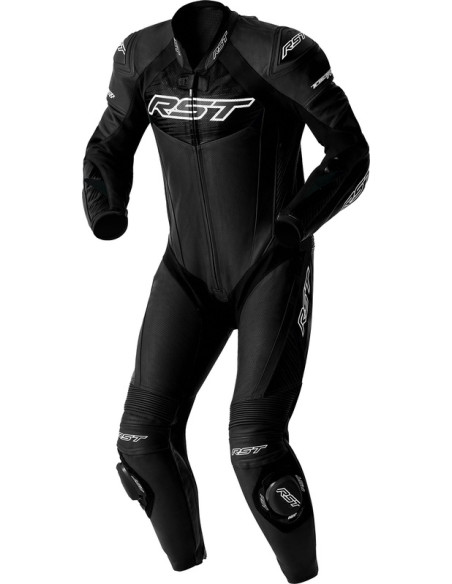 Combinaison moto cuir RST TracTech Evo D3O - Noir Blanc