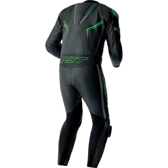 Combinaison moto cuir RST S1 D3O - Noir Vert