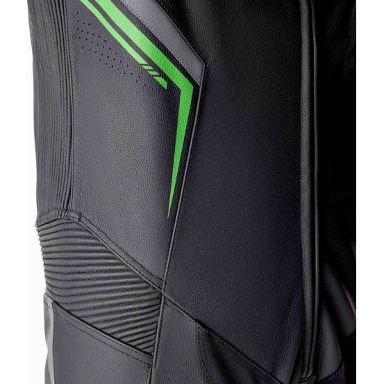Combinaison moto cuir RST S1 D3O - Noir Vert