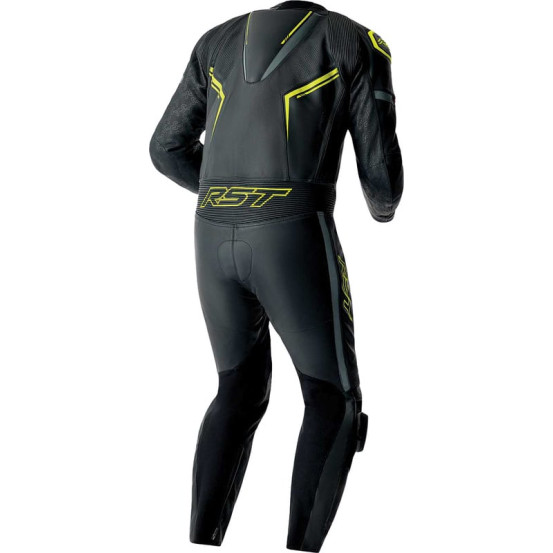 Combinaison moto cuir RST S1 D3O - Noir Jaune
