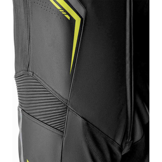 Combinaison moto cuir RST S1 D3O - Noir Jaune
