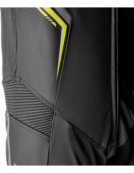 Combinaison moto cuir RST S1 D3O - Noir Jaune