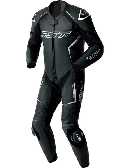 Combinaison moto cuir RST S1 D3O - Noir Blanc
