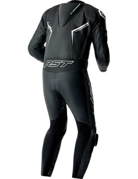Combinaison moto cuir RST S1 D3O - Noir Blanc