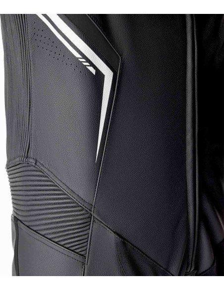 Combinaison moto cuir RST S1 D3O - Noir Blanc