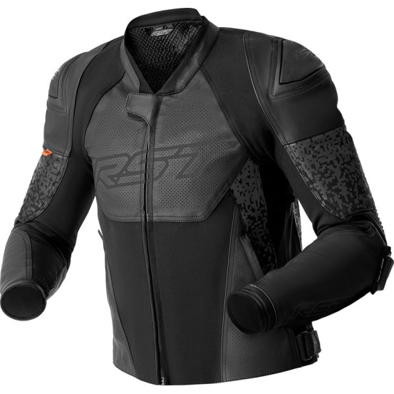 Blouson moto cuir RST Pro Series Supersport-K D3O - Noir