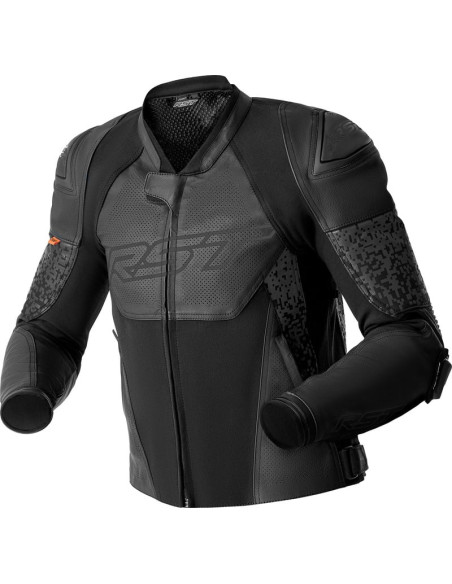 Blouson moto cuir RST Pro Series Supersport-K D3O - Noir