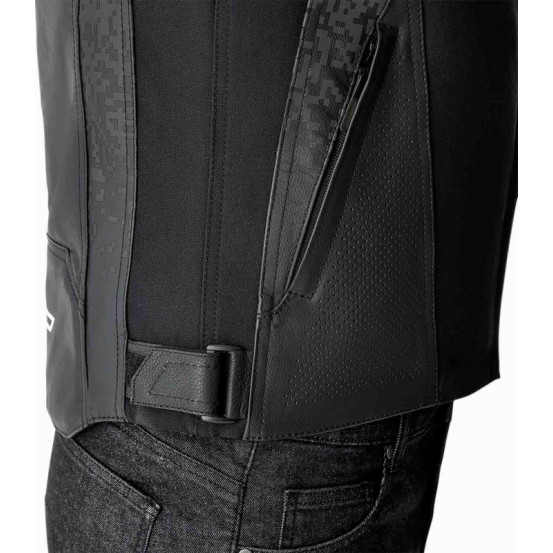 Blouson moto cuir RST Pro Series Supersport-K D3O - Noir