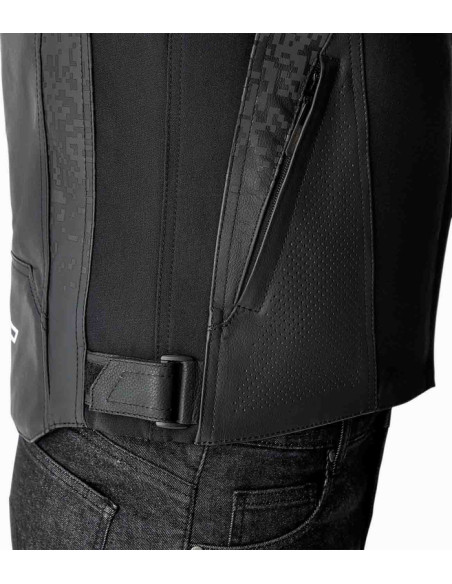 Blouson moto cuir RST Pro Series Supersport-K D3O - Noir