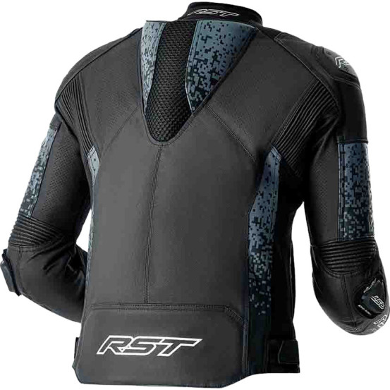 Blouson moto cuir RST Pro Series Supersport-K D3O - Noir Gris