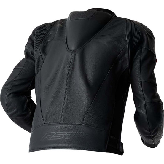 Blouson moto cuir RST TracTech Evo D3O - Noir