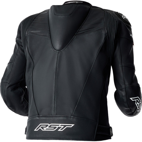 Blouson moto cuir RST TracTech Evo D3O - Noir Blanc