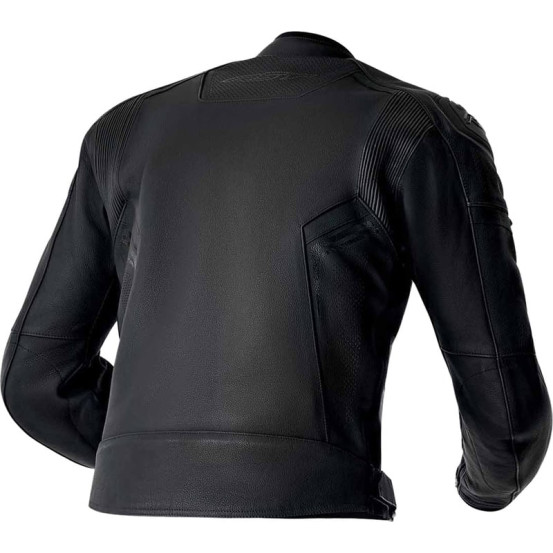 Blouson moto cuir RST S1 D3O - Noir