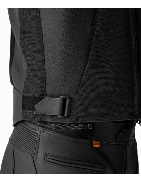 Blouson moto cuir RST S1 Mesh D3O - Noir