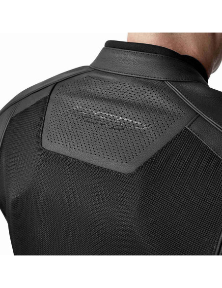 Blouson moto cuir RST S1 Mesh D3O - Noir
