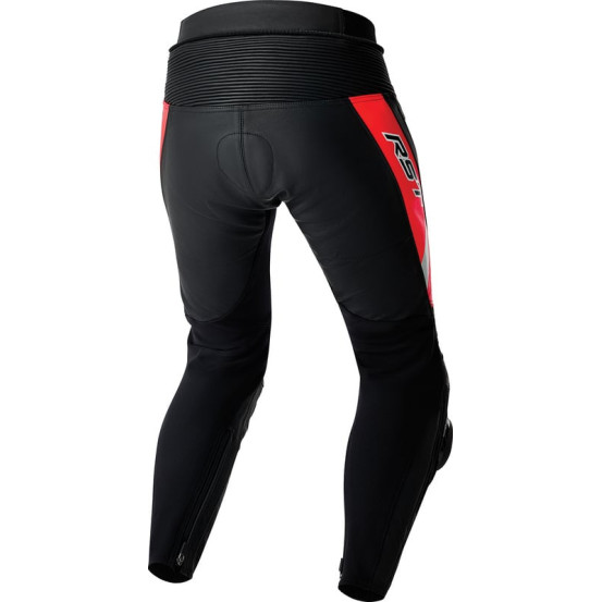 Pantalon moto cuir RST TracTech Evo D3O - Noir Rouge