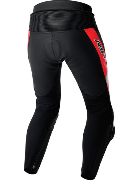Pantalon moto cuir RST TracTech Evo D3O - Noir Rouge
