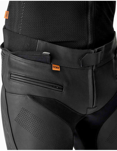 Pantalon moto cuir RST S1 D3O - Noir