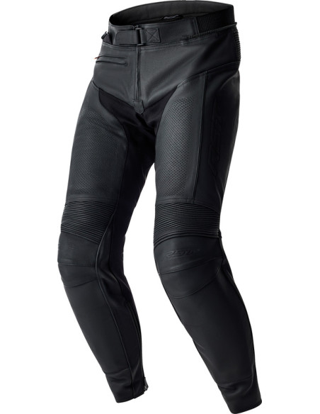 Pantalon moto cuir RST T2 D3O - Noir