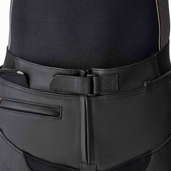 Pantalon moto cuir RST T2 D3O - Noir