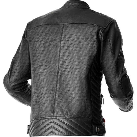 Blouson moto cuir RST Roadster Air D3O - Noir