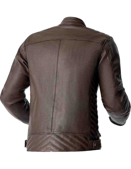 Blouson moto cuir RST Roadster Air D3O - Brun