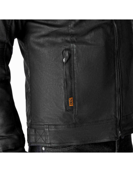 Blouson moto textile RST Brixton D3O - Noir