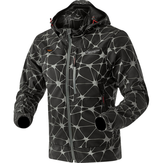 Veste moto textile RST Havoc D3O - Noir Gris