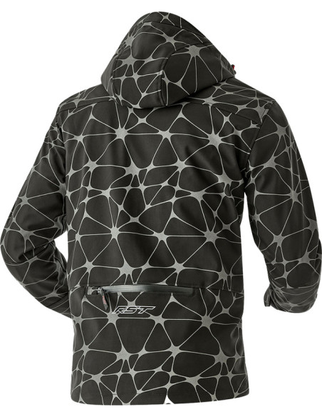 Veste moto textile RST Havoc D3O - Noir Gris