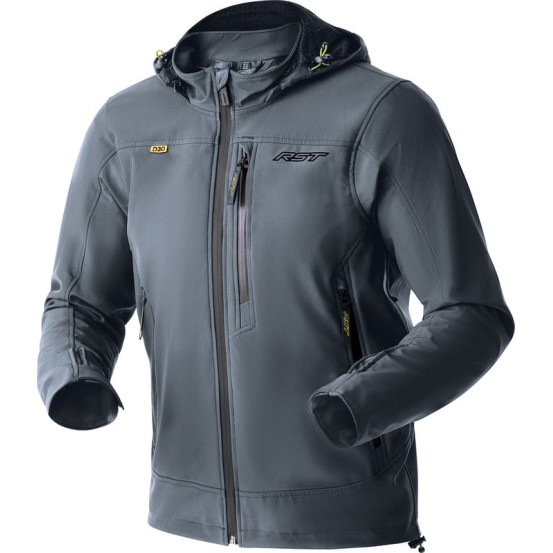 Veste moto textile RST Havoc D3O - Gris