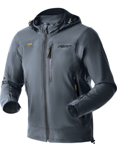 Veste moto textile RST Havoc D3O - Gris